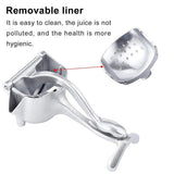 Darrahopens Home & Garden > Kitchenware > Kitchen Utensils Aluminium Alloy Manual Juicer Fruit Squeezer for Lemon Orange Household Use