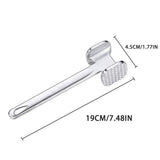 Darrahopens Home & Garden > Kitchenware > Kitchen Utensils Aluminium Meat Tenderizer Hammer Tool for Steak Chicken Beef 19x4.5cm