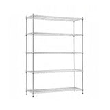Darrahopens Home & Garden > Kitchenware > Kitchen Utensils Artiss 5-Tier Kitchen Rack Shelf Shelving 120x45x179CM Adjustable Metal Storage Shelves
