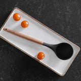 Darrahopens Home & Garden > Kitchenware > Kitchen Utensils Beechwood & silicone ladle charcoal