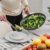 Darrahopens Home & Garden > Kitchenware > Kitchen Utensils Beechwood & silicone pasta spoon charcoal