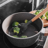Darrahopens Home & Garden > Kitchenware > Kitchen Utensils Beechwood & silicone pasta spoon charcoal