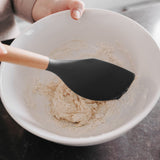 Darrahopens Home & Garden > Kitchenware > Kitchen Utensils Beechwood & silicone spatula charcoal