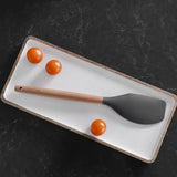 Darrahopens Home & Garden > Kitchenware > Kitchen Utensils Beechwood & silicone spatula charcoal