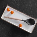 Darrahopens Home & Garden > Kitchenware > Kitchen Utensils Beechwood & silicone spoon charcoal