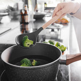 Darrahopens Home & Garden > Kitchenware > Kitchen Utensils Beechwood & silicone spoon charcoal