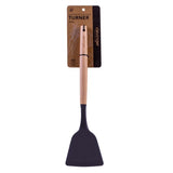 Darrahopens Home & Garden > Kitchenware > Kitchen Utensils Beechwood & silicone turner charcoal