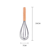 Darrahopens Home & Garden > Kitchenware > Kitchen Utensils Beechwood & silicone whisk charcoal