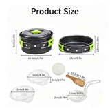 Darrahopens Home & Garden > Kitchenware > Kitchen Utensils Black outdoor camping cookware, camping pots and pans, outdoor cooking utensils, compact cookware set, durable cookware, Australian camping gear, camp stove cookware, portable cooking set