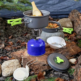 Darrahopens Home & Garden > Kitchenware > Kitchen Utensils Black outdoor camping cookware, camping pots and pans, outdoor cooking utensils, compact cookware set, durable cookware, Australian camping gear, camp stove cookware, portable cooking set