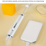 Darrahopens Home & Garden > Kitchenware > Kitchen Utensils Black Rechargeable Handheld Milk Frother and Electric Whisk Set 3 Speeds with 2 Stainless Steel Heads and Storage Stand Australian Home Barista Kit