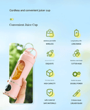 Darrahopens Home & Garden > Kitchenware > Kitchen Utensils Blue 7.4V Portable Blender 700ml Wireless Juicer Cup - 12 Blade USB Rechargeable Smoothie Maker with LED Display - Personal Fruit Mixer with Safety Lock - BPA Free Travel Blender for Home Office Outdoor