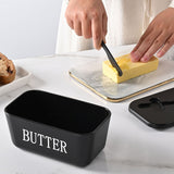 Darrahopens Home & Garden > Kitchenware > Kitchen Utensils BLUE **Food-Grade PP Large Butter Keeper with Cutting Blade | Airtight, Drying-Resistant, Easy to Slice – Long-Lasting Freshness, Your Kitchen & Baking Essential Helper**