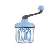 Darrahopens Home & Garden > Kitchenware > Kitchen Utensils Blue Manual Hand-Crank Rotary Egg Beater and Cream Whisk - Large Capacity Baking Mixer for Australian Home Kitchens and Cake Making