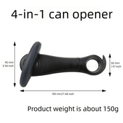 Darrahopens Home & Garden > Kitchenware > Kitchen Utensils Blue Multifunctional Manual Can Opener with Safe Smooth Edge Cutting Effort-Saving Design for Home Kitchen Easy Opening Solution for Local Households