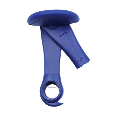 Darrahopens Home & Garden > Kitchenware > Kitchen Utensils Blue Multifunctional Manual Can Opener with Safe Smooth Edge Cutting Effort-Saving Design for Home Kitchen Easy Opening Solution for Local Households