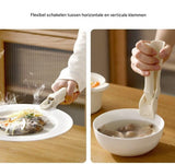 Darrahopens Home & Garden > Kitchenware > Kitchen Utensils Bowl Clamp - Anti-burn Clamp - Plate Lifter - Kitchen Clamp - Baking Tray Steam Clamp - Beige