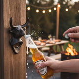Darrahopens Home & Garden > Kitchenware > Kitchen Utensils bull head bottle opener, wall mounted bottle opener, kitchen accessory, party item, durable bottle opener, Australian home decor, bar accessory, gift for beer lovers