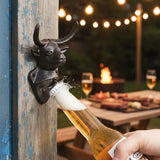 Darrahopens Home & Garden > Kitchenware > Kitchen Utensils bull head bottle opener, wall mounted bottle opener, kitchen accessory, party item, durable bottle opener, Australian home decor, bar accessory, gift for beer lovers