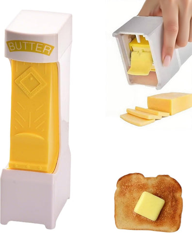 Darrahopens Home & Garden > Kitchenware > Kitchen Utensils Butter Slicer for Pre-Sliced Butter & Cheese Cutter with Storage Container - Kitchen Tool for Baking, Cooking, Sandwiches, Bread, Cookies (1PC)