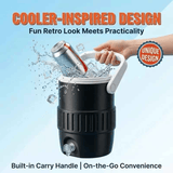 Darrahopens Home & Garden > Kitchenware > Kitchen Utensils Can-style insulated drink holder, mini can cooling cup, portable double-layer lightweight travel camping outdoor insulating sleeve for soda, beer and other beverages.(BLACK)