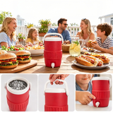 Darrahopens Home & Garden > Kitchenware > Kitchen Utensils Can-style insulated drink holder, mini can cooling cup, portable double-layer lightweight travel camping outdoor insulating sleeve for soda, beer and other beverages.(GREEN)
