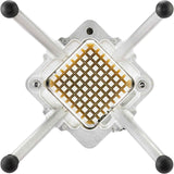 Commercial Vegetable Fruit Chopper 3/8 Inch Blade Heavy Duty Stainless Steel Food Dicer French Fry Cutter Onion Slicer for Potato Tomato Peppers Mushroom Silver