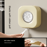 Cream white Wall Mounted Plastic Wrap Dispenser Storage Box with 200 Preservation Films
