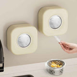 Cream white Wall Mounted Plastic Wrap Dispenser Storage Box with 200 Preservation Films