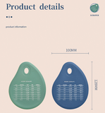 Darrahopens Home & Garden > Kitchenware > Kitchen Utensils Dark Blue 3-Piece Silicone Baking Set - Non-Stick Pastry Mat with Measurements, Rolling Pin & Dough Scraper