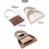 Darrahopens Home & Garden > Kitchenware > Kitchen Utensils Dustpan And Brush Set Multifunctional Cleaning Tool Mini Sweeper With ROund Handle Dustpan Dustpan For Home Kitchen