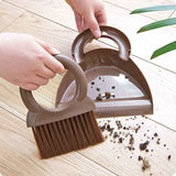 Darrahopens Home & Garden > Kitchenware > Kitchen Utensils Dustpan And Brush Set Multifunctional Cleaning Tool Mini Sweeper With ROund Handle Dustpan Dustpan For Home Kitchen