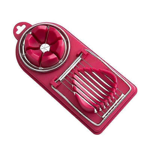 Darrahopens Home & Garden > Kitchenware > Kitchen Utensils Egg Cutter Kitchen Tool, Manual Slicer for Hard-Boiled Eggs