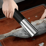 Darrahopens Home & Garden > Kitchenware > Kitchen Utensils Electric Fish Scaler | Stainless Steel Shield Prevents Splashing, Offset Blade Wheel for Efficient Descaling, USB Rechargeable with Long Battery Life, Suitable for Both Freshwater and Saltwater Fish, Ideal for Home and Commercial Use(white)