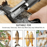 Darrahopens Home & Garden > Kitchenware > Kitchen Utensils Electric Fish Scaler | Stainless Steel Shield Prevents Splashing, Offset Blade Wheel for Efficient Descaling, USB Rechargeable with Long Battery Life, Suitable for Both Freshwater and Saltwater Fish, Ideal for Home and Commercial Use(white)