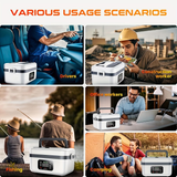 Darrahopens Home & Garden > Kitchenware > Kitchen Utensils Electric Heating Insulated Lunch Box | 304 Stainless Steel Portable Insulated Storage Container, Suitable for Office, Camping, Picnics | Compact Insulated Food Container with Charging Function, No Water Needed(black)