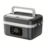 Darrahopens Home & Garden > Kitchenware > Kitchen Utensils Electric Heating Insulated Lunch Box | 304 Stainless Steel Portable Insulated Storage Container, Suitable for Office, Camping, Picnics | Compact Insulated Food Container with Charging Function, No Water Needed(white)