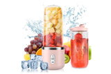 Darrahopens Home & Garden > Kitchenware > Kitchen Utensils Electric Mini Juice Maker Portable 400ml Blender Smoothie Juicer Machine-Pink