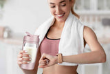 Darrahopens Home & Garden > Kitchenware > Kitchen Utensils Electric Shaker Bottle Protein Shaker Bottle Protein Mixer for Perfect Creamy Shake Rechargeable Blender Bottle -Pink
