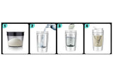 Darrahopens Home & Garden > Kitchenware > Kitchen Utensils Electric Shaker Bottle Protein Shaker Bottle Protein Mixer for Perfect Creamy Shake Rechargeable Blender Bottle -White