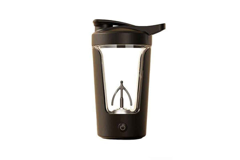 Darrahopens Home & Garden > Kitchenware > Kitchen Utensils Electric Shaker Bottle USB Rechargeable Protein Mixer Cup Auto Blending Mug - Black