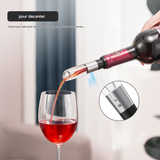 Darrahopens Home & Garden > Kitchenware > Kitchen Utensils Electric Wine Opener Set 2-in-1 Rechargeable Automatic Corkscrew with Vacuum Seal Base Aerator Foil Cutter Professional Barware Australian Home Use