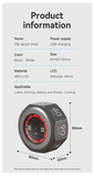 Darrahopens Home & Garden > Kitchenware > Kitchen Utensils Flip to Start Timing, Efficiency Tool! 7 Presets + Visualized Progress, Gravity Sensor Timer, Universal for Study/Kitchen/Fitness/Baking（BLACK)