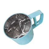 Darrahopens Home & Garden > Kitchenware > Kitchen Utensils Flour Sifter Stainless Steel Corrosion Resistant Safe Odorless Beautiful Handheld Baking Flour Mesh Sieve Blue In Australia - Darrahopens