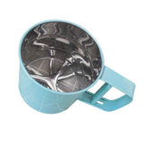 Darrahopens Home & Garden > Kitchenware > Kitchen Utensils Flour Sifter Stainless Steel Corrosion Resistant Safe Odorless Beautiful Handheld Baking Flour Mesh Sieve Blue In Australia - Darrahopens