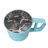 Darrahopens Home & Garden > Kitchenware > Kitchen Utensils Flour Sifter Stainless Steel Corrosion Resistant Safe Odorless Beautiful Handheld Baking Flour Mesh Sieve Blue In Australia - Darrahopens