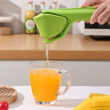 Darrahopens Home & Garden > Kitchenware > Kitchen Utensils Foldable Manual Lemon Squeezer & Citrus Juicer - Portable Handheld Fruit Press for Fresh Orange & Lime Juice - Space Saving Kitchen Tool - Green