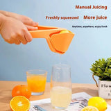 Darrahopens Home & Garden > Kitchenware > Kitchen Utensils Foldable Manual Lemon Squeezer & Citrus Juicer - Portable Handheld Fruit Press for Fresh Orange & Lime Juice - Space Saving Kitchen Tool - Orange
