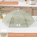 Darrahopens Home & Garden > Kitchenware > Kitchen Utensils Foldable Mosquito-Proof Food Cover, Household Fly Screen, Fine-Mesh Breathable Dining Table Cover - Round