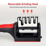 Darrahopens Home & Garden > Kitchenware > Kitchen Utensils Four - stage Professional Knife Sharpener - High - precision Sharpening Stones (Diamond and Ceramic Sharpening Stones), with Anti - slip Handle - Easy to Use, Quick Sharpening, Durable Performance